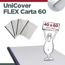 UNICOVER FLEX/PLUS CARTA 60 (Entre 40 y 60 hojas)