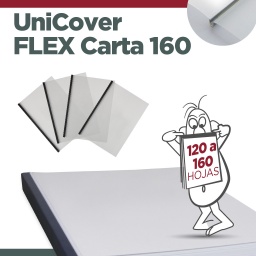UNICOVER FLEX/PLUS CARTA 160 (Entre 120 y 160 hojas)