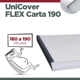 UNICOVER FLEX/PLUS CARTA 190 (Entre 160 y 190  hojas)