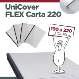 UNICOVER FLEXPLUS CARTA 220 (Entre 190 y 220 hojas)