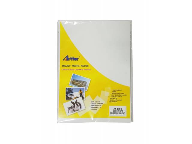 Photo Paper A4 230Grs. Glossy. Simple Faz