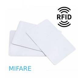 TARJETA PVC RFID BLANCA MIFARE 13.56 MHz 1Kb