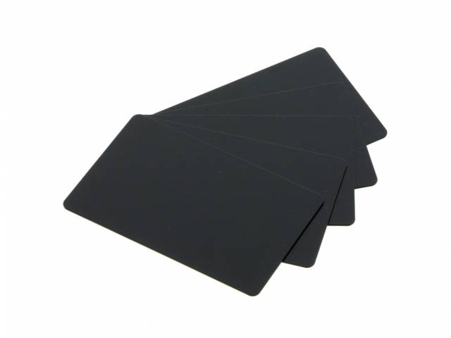 Tarjetas de PVC CR80 de color Negro mate