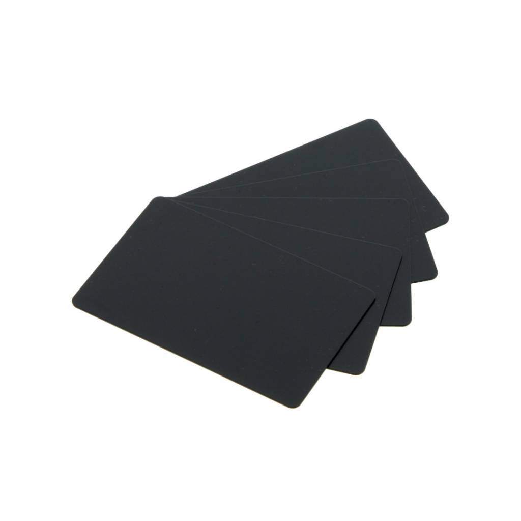 Tarjetas de PVC CR80 de color Negro mate