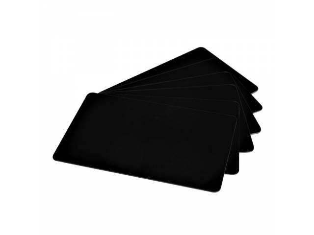 Tarjetas de PVC CR80 color Negro